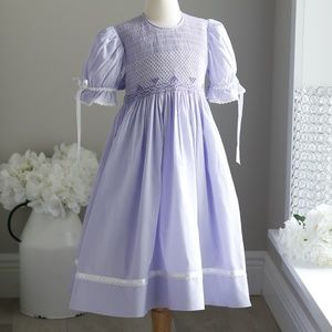 Strasburg Smocked Dress Lavender RARE COLOR & SIZES Special Occasion Portrait